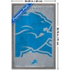 Trends International NFL Detroit Lions - Logo 25 Framed Wall Poster Prints - 3 of 4