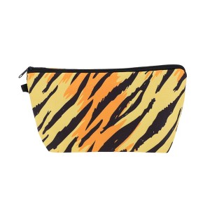 Unique Bargains Animal Print Makeup Bag Orange 1 Pc - 1 of 4