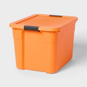 20gal Halloween Tote Orange - Brightroom™ - 1 of 3