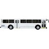 2006 Orion V Transit Bus Blank White Ltd Ed "The Vintage Bus & Motorcoach Collection" 1/87 (HO) Diecast Model by Iconic Replicas - 2 of 4