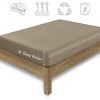 Fitted Sheet Only, Striped 500 Thread Count 100% Cotton Sateen, Deep Pocket by California Design Den - 3 of 4