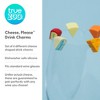 True Zoo Cheese Wine Glass Markers and Drink Glass Charms - Wine Accessories - Multi Color Wine Charm Sets of 6 - 2 of 4
