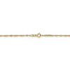 Black Bow Jewelry 1.3mm 10k Yellow Gold Singapore Chain Necklace - 4 of 4
