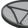 vidaXL Patio Table, 23.6"x28.3" Expanded Metal Mesh Anthracite - 4 of 4