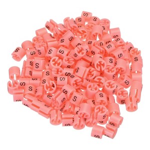 Unique Bargains Clothes Color Coding Reusable Easy to Use Hanger Markers 160 Pcs - 1 of 4