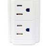 RAYOVAC® 9-AC Outlet and 2-USB Port Portable Power Strip and Charger Wall Tap, SS-Q902 in White - 4 of 4