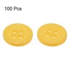 Unique Bargains Resin DIY Craft Flat 4-Hole Sewing Buttons 100 Pcs - 3 of 4