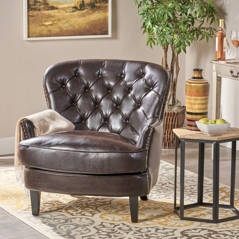 Tafton Tufted Club Chair - Christopher Knight Home, 6 of 11