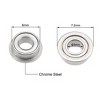 Unique Bargains MF63ZZ Flange Ball Bearing Full Complement Bearings 10 Pcs 0.12" x 0.24" x 0.08" - 2 of 3