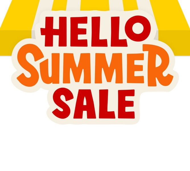 Hello Summer Sale
Deals for the best summer ever!