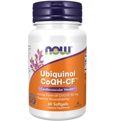 Ubiquinol CoQH-CF by Now Foods  -  60 Softgel