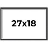 PosterPalooza | Flat Silver Picture Frame - UV Acrylic, Backing Board, Hanging Hardware Included - 2 of 4