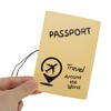 Unique Bargains Airplane Location Marker Passport Holder 1 Pc - 3 of 4
