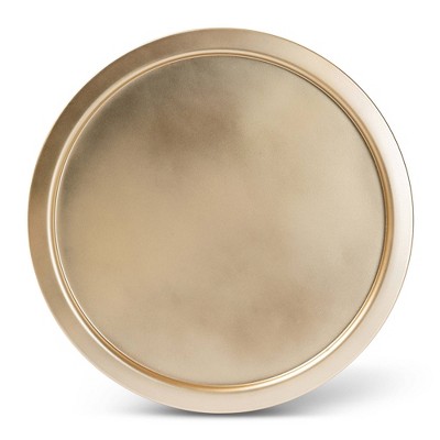 Mabon 16.5" Gold Metal Round End Table