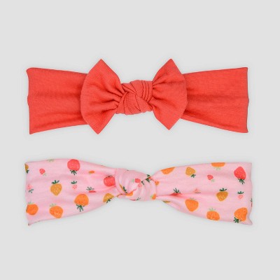 Image of Baby Girls' 2pk Novelty Headwrap - Just One You® made by carter's 0-6M