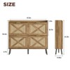 Large Shoe Storage Cabinet with 4 Flip Drawers - 2 of 4