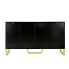 Okak Modern Sideboard Cabinet, Bufft Cabinet with 3 Doors and 4 Shelves, Storage Cabinet for Living Room, Dining Room, Kitchen - 4 of 4