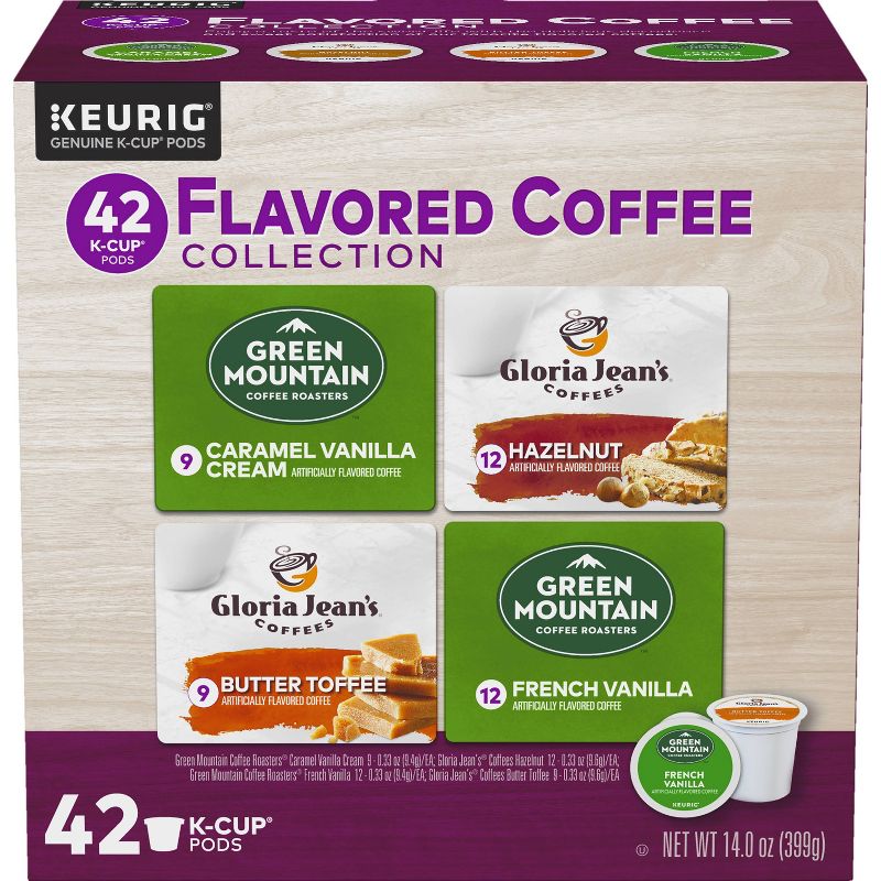 Keurig Flavored Coffee Collection Keurig K-Cup Coffee Pods Variety Pack Medium Roast - 42ct, 3 of 9