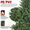 6FT Realistic Artificial Christmas Tree - PE/PVC Needles, 1168 Tips, Easy-Assembly with Sturdy Metal Stand for Indoor Decor - 3 of 4