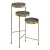 Kate and Laurel Finn Plant Stand, Gold and Gray - 2 of 4
