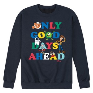 Men's - Disney - Only Good Days Ahead Graphic Fleece Sweatshirt - 1 of 4