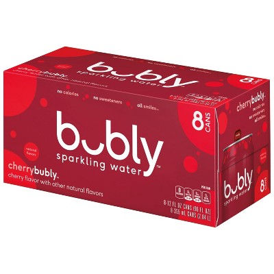 bubly Cherry Sparkling Water - 8pk/12 fl oz Cans