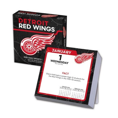 NHL Detroit Red Wings 2025 Box Calendar