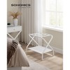SONGMICS Luggage Rack with Fabric Storage Shelf Suitcasa Stand for Guest Room Bedroom Holds up to 110 lb - 2 of 4
