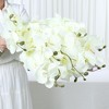 REGALWOVEN Real Touch Decor Artificial Phalaenopsis Flowers 26.4" 12 Pcs - 3 of 4