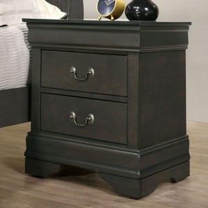 Kumasinova Classic Solid Wood Nightstand with English Dovetail Construction,Night Stand with Drawers,Bedside Table with Nickel Pulls for Bedroom - 1 of 4