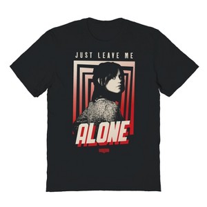 Beetlejuice Men's Just Leave Me Alone Short Sleeve Graphic Cotton T-Shirt - 1 of 1