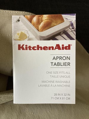 Kitchenaid Solid Apron Single Pack, Milkshake Tan, 32x28 : Target
