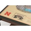 NCAA Nebraska Cornhuskers 25-Layer StadiumViews Lighted End Table - 4 of 4