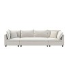 Modern L-Shaped Sectional Sofa, Wide Chenille Couch, Minimalist 5-Seat Set for Living Room. - 4 of 4