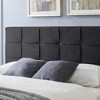 Minimalist Tufted Waffle Stitch Upholstered Headboard – Adjustable Height King/California King Size Headboard -Christopher Knight Home - 2 of 4