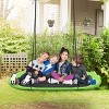 Infans 60" Saucer Tree Swing Surf Outdoor Adjustable Kids Giant Oval Platform Green - 2 of 4