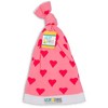 Pavilion Gift Company - Pink Heart  - One Size Fits All Baby Hat - Hats - 3 of 4