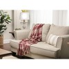 Chanasya Farmhouse Plaid Throw Blanket Knit Decorative Blanket - 4 of 4