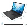 HP Essential 17t-cn300 Laptop – 17.3" HD+ Touch, i7-1355U, 64GB RAM, 2TB SSD, Iris Xe Graphics, Wi-Fi 6, Windows 11 Home, Silver - 3 of 4
