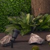 Sterno Home Ribbed Cast T3 20 Watt Aluminum Halogen Spotlight - Black (Pack of 1) - 2 of 4