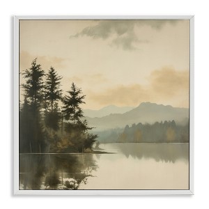 Stupell Industries Beige Mountain Landscape, 24" x 24" - 1 of 4