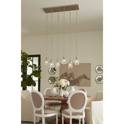 Calhoun Brushed Nickel Mini Pendant with Glass Shade