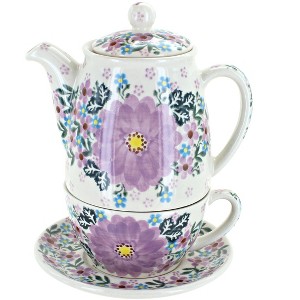 Blue Rose Polish Pottery 380 Vena Tea for One - 1 of 1