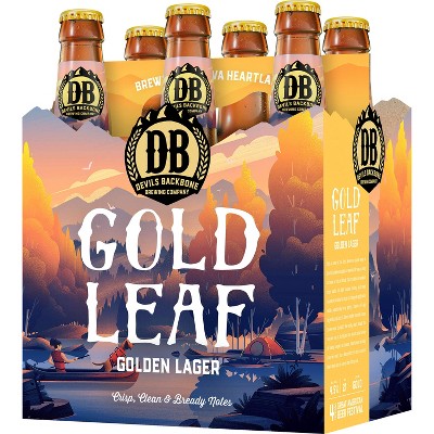 Devils Backbone Gold Leaf Lager Beer - 6pk/12 fl oz Bottles