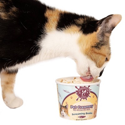 Pet Winery Cat Ice Cream Screaming Bonito Flavor Cat Treats - 3oz