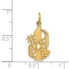 Black Bow Jewelry 14k Yellow Gold #1 Mom Charm or Pendant, 12mm - 4 of 4