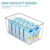 LunaLulinlk 4 Pack Clear Plastic Storage Bins with Handles, Pantry Organizer Bins, for Refrigerator, Freezer, Cabinet, Kitchen, Countertops - 2 of 4