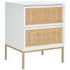 Zadie 2 Drawer Rattan Nightstand - NST5007 - Safavieh - 3 of 4