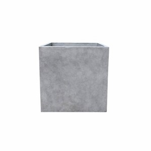 Rosemead Home & Garden, Inc. Kante Lightweight Modern Outdoor Concrete Square Planter - 1 of 3