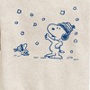 Boys' - Peanuts - Snow Snoopy And Woodstock Graphic Long Sleeve Fleece Sweatshirt - 2 of 4
